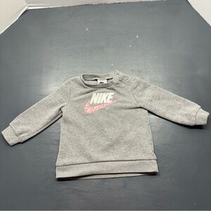 Nike Bay Girl Fleece Tunic Sweatshirt Sz 18M